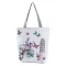 Flor Printed Handbag Women Oulder Bag Canvas Mmer Beach Bag Daily Use Fe Ng Bag Lady