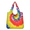 Whereisart Reusable Ng Bag Women's Bag Eco Friendly Rainbow Tie Dye Oer Bag Waterproof Handbag Lunch Tote Oulder Bag