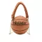 Basetbl Footbl Sd Crossbody Bags Women Acrylic Chains Hand Bag Oulder Mesger Bags Lady Funny Clutch