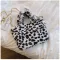 Smooza Women Ah Smiley Handbag Bucle Oulder Bag Cute Soft Ladies Chainladies F Fur Bag Fe Party Little Girl