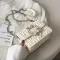 Teicessica Rivets Leather Luxury Diamonds Beg Chain Handbags Ladies Satchels Women Mini Flap Mesger Oulder Bag