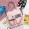 Canvas Capacity Women Oulder Bag Chec Cn Tote Oer Bag Tassels Eco Reusable Ng Bag Handbag Cloth Mesger Bag