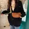 Rope Not Braided Oulder Strap Fe Bags Curved Bag Pu Leather Women Bag Oulder Bag for Ladies Crossbody Bag