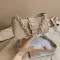 Women's Bags Frosted Rendering Baguette Bags CR Acrylic Chain Oulder Sac Trendy Designer Square Loc Crossbodys