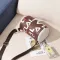Internet Celebrity Women's Bag Spring and Mmer Orean New L-Matching Princed SML Round Bag Practic