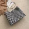S.irr Fe Bag Canvas Large Capacity Bags Hand Luggage Houndstooth Oulder Bags For Women Handbags Big Tote Bags