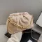 The New Trend For Women In Autumn And Winter Is A Sml Chain Soft Wool Bag With One Oulder Cross-Body Bag