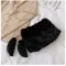 New Winter Fluffy Big Oulder Bag for Women Pard Print Underam Bags Le Heart Pattern Soft H Warm Fur Tote Bags