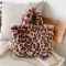Asseac New Oulder Bag Pard Fe Bag Chain Large H Winter Handbag Bag Soft Warm Fur Bag