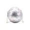 Creative Pt Bl Pu Leather Chain Sml Round Bag Trend Ladies Mesger Bag Women Oulder Bag Designer Handbag