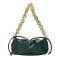 Gold Chain Pu Leather Cloud Bag For Women Winter Armpit Bag Lady Oulder Handbags Fe Travel Hand Bag