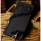 Cattle Male Casual Bifold Genuine Leather Designer Card Coin Holder Organizer Checkbook Long Chain Wallet Purse 3377b