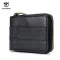 Bullcaptain Mens Wallet Cowhide Coin Pruse Slim RFID Carteira Designer Brand Wallet Clutch Leather Wallet