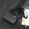 Shoulder bag/Small Shoulder Bag Horizontal Mobile Phone Bag Diagonal Bag Men's Fashion Plaid Shoulder Bag Leather