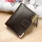 กระเป๋าสตางค์ผู้ชาย/Korean casual men's wallet multi-function wallet with zipper buckle tri-fold coin purse