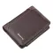 กระเป๋าสตางค์ผู้ชาย/Men's short European and American multi-card three-fold zipper coin purse Fashion thin card holder