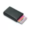Smart Wallet Business Card Holder Hasp RFID Blocking Wallet Aluminum Metal Credit Mini Card Wallet Man Women