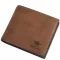 Card Holder Men Wallets Money Bag Retro Short  Purse Genuine Leather Multi-functional Large Capacity Card Package