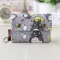 1pcs Canvas Cartoon Totoro Cat Printed Flower Dog Women Short Wallet Cute Mini Key Key Bag Coin Pocket Pruse for Children