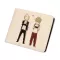 Old Xian 19 Days Cartoon Short Wallet Men Women Cartoon Money Bag Card Holder Purse