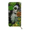 Custom PU Leather Se Women Ladies Credit Card Wlets Fes Girl Cute SE Polynesian Trib Sull Day of the Dead Print