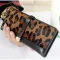 Cow Leather Wlet Women Horse Hair Ladies Ses And Handbags Pard Pattern Card Holder Thin Girls Carteras