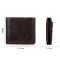 Contact's Genuine Leather Men Wlets Brand Bifold Design Men Cn Se Hi Quity Me Card Id Holder Dropiing