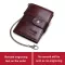 Men Rfid Bloc Trifold Wlet Genuine Leather Ort Se Cn Pocet Hi Quity Card Holder Wlets With Anti Theft Chain