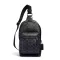 COATED CANVAS COATED CANVAS Backpack, Signature and Genuine Leather, COACH 2853 West Pack in Signature Coated Canvas Charcoal Black