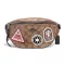 Authentic Coach Bag, Star Wars Genuine Leather Strap, COACH 88013 Star Wars X Coach Bag in Signature Canvas with Pattches Khaki Multi