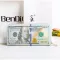 Women Dollar Euro Wlet Se Creative Fe Card Holder Ca Zip Ladies Clutch Pu Leather Cn Se Id Holder