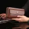 Clutch bag PU, double zip bag, man's bag, business bag
