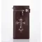 New Gothic Pun Style WLET MEN VINTAGE SULL CROSS Leather Luxury WLETS with Chain Boy Hasp Credit Card SE