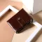 Men's Wlet L Wax Cowhide Double Zier CN SE RFID Anti-Theft Mulifunction Retro Wlet Credit Card Holder Me