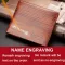 New Customized Men Wlets Name Engra Hi Quity Ort Card Holder Me Se Vintage Cn Holder Men Wlets