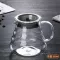 Cloud Shaped Coffee Pot Coffee Kettle Glass Heat Resistant Teapot Reusable Coffee Pot Coffee 300/500/700ml