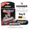 Hohner® Rocket Harmonica 10 channels D key, use a little air, loud noisy, Progressive series - Mount Harmonica Key D + free