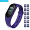 Hyperguider สมาร์ทแบนด์บลูทู ธ กีฬากันน้ำสำหรับชายหญิง Heart Rate Monitor ฟิตเนส Tracker สายรัดข้อมือสร้อยข้อมือ M4
