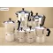 Feic 1pc Aluminum Moka Pot Bialetti Style 1-12 Cups Maker Coffee Pot For Gas Stove Cookern For Barista