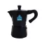 Coffee Moka Pot Stainlees 3 Cup 200ml./Black