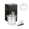 Brand New Stainless Steel Reusable Coffee Filter Refillable Capsule Cup Pod Tamper for Illy 3.2 Machine