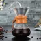 400 Ml High-Borosilicate Glass Pour-Over Coffee Manual Drip Coffee Maker High Temperature Resistant Glass Coffee Maker Coffee Ma