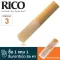 Rico™ DCR1030 Reserve Series ลิ้นคลาริเน็ต Bb เบอร์ 3  ลิ้นปี่คลาริเน็ต เบอร์ 3 , Bb Clarinet Reed 3 ** ซื้อ 1 แถม 1