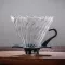 V60 Pour Over Carafe Drip Coffee Pot 300/500/700ml Glass Range Tea Maker Coffee Kewer Barista Percolator Clear Filter