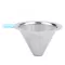 Stainless Steel Coffee Mesh Filter Detachable Double Lyaer Drip Coffee Pot Mesh Filter Home Kitchen Tool Accessory