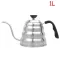 1L/1.2L Stainless Steel Coffee Drip Gooseneck Tea Pot Kettti Maker Coffee Bottle Kettty Kitchen Accessories with Thermometer