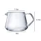 400ml-600ml Glass Coffee Sharing Pot Coffee Server Pour Out Decanter Home Brewing Cup Hand Made Coffee Maker Ice Drip Kettle^1