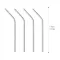 10pcs Colorful Children Stainless Steel 6mm Straight/BEND DRINKING STRAWS RUSAL BRUSH for Kids Birthday Party Supply