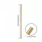 Ivyshion Reusable Stainless Steel Drinking Straws Bar Gadgets Cocina Metal Straws With Brush For Home Party Bar Accessories