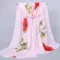 Women Rose Print Scarf Summer Sunscreen Wrap Long Soft Elegant Floral Shawl Ladies Elegant Casual Comfortable Scarves Bandanas